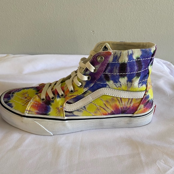 Vans Multicolor Tie-Dye High-Top Sneakers men’s size 9 women’s 10.5 EUC - Picture 2 of 5